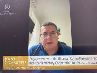 Oleksandr Merezhko, président de la commission des affaires étrangères et coopération inter-parahisseuse